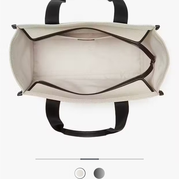 Kate Spade Black and White Modern Tote - Picture 2 of 3
